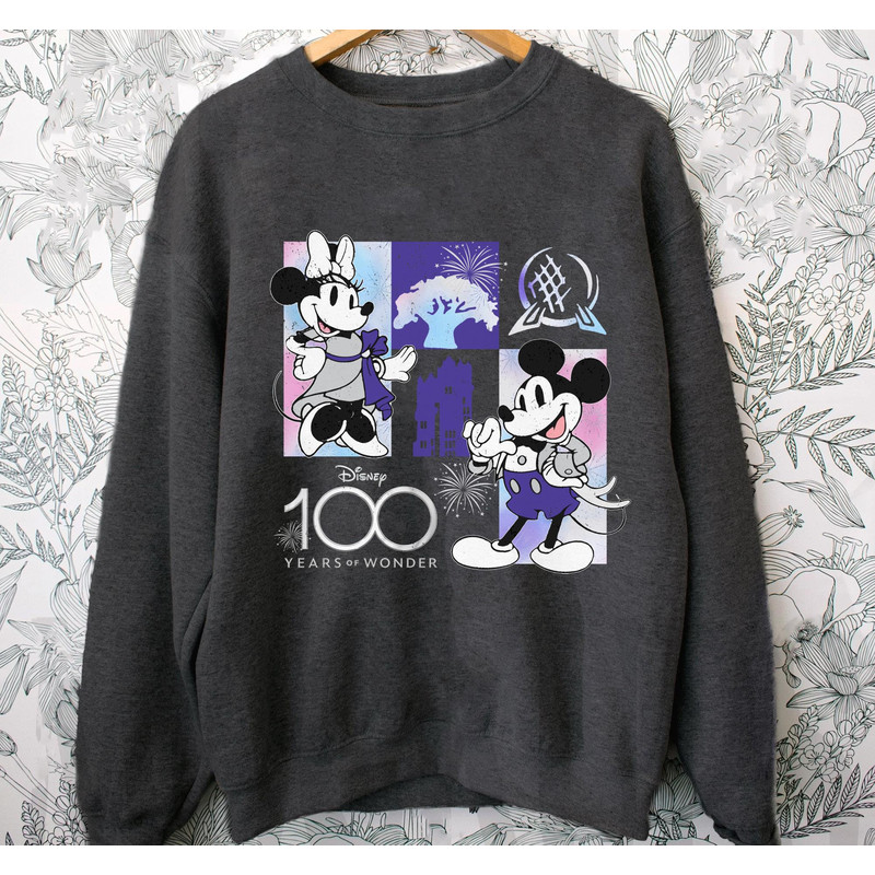 Disney 100 Years Of Wonder Mickey and Minnie Shirt Walt Disney Company T-shirt Disneyland Platinum 100th Anniversary Disney100 Outfits - 4.jpg
