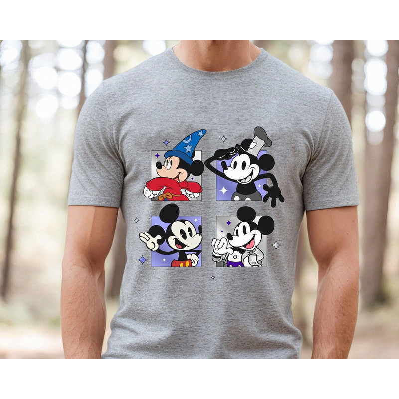 Disney 100 Years Of Wonder Mickey Through The Years Shirt Disney Platinum Celebration T-shirt Disney 100th Anniversary Disneyland Trip - 1.jpg