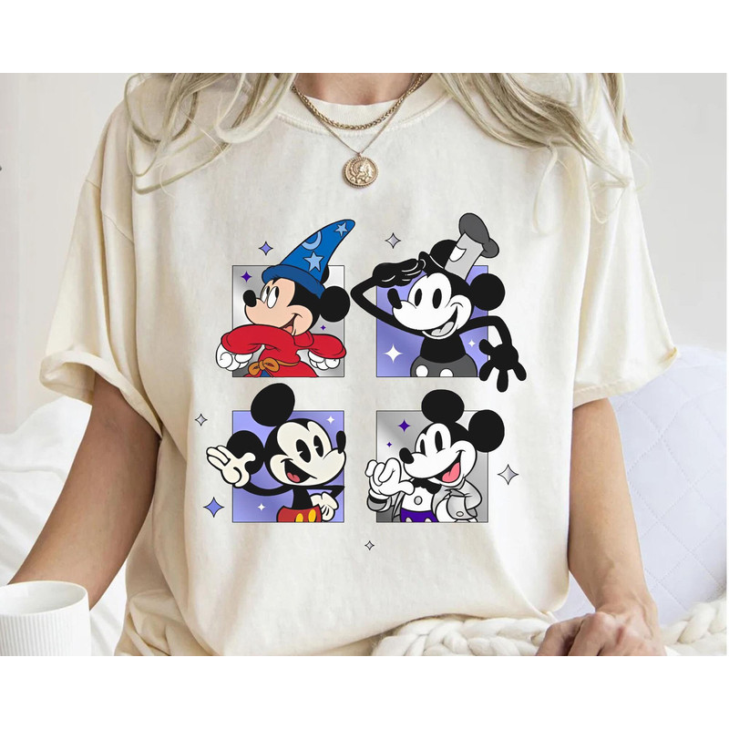 Disney 100 Years Of Wonder Mickey Through The Years Shirt Disney Platinum Celebration T-shirt Disney 100th Anniversary Disneyland Trip - 2.jpg