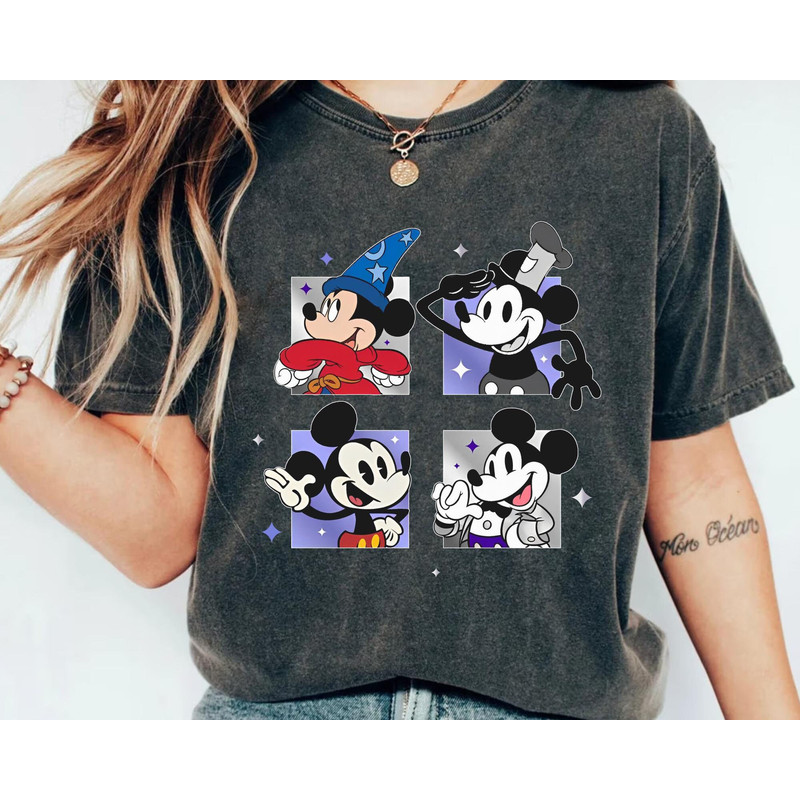 Disney 100 Years Of Wonder Mickey Through The Years Shirt Disney Platinum Celebration T-shirt Disney 100th Anniversary Disneyland Trip - 4.jpg