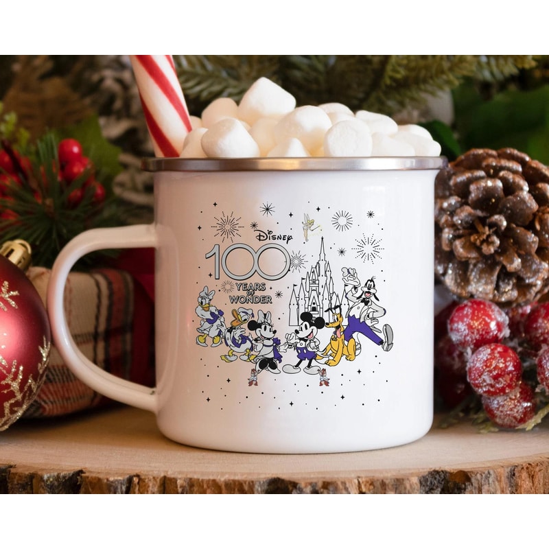 Disney 100 Years Of Wonder Mickey Mouse and Friends Coffee Mug Walt Disney World Cup Disney100 Tumbler Disneyland 2023 Trip - 4.jpg