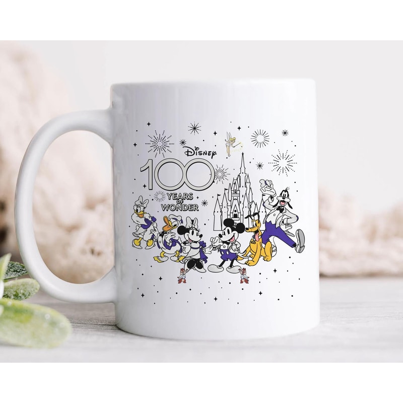 Disney 100 Years Of Wonder Mickey Mouse and Friends Coffee Mug Walt Disney World Cup Disney100 Tumbler Disneyland 2023 Trip - 5.jpg