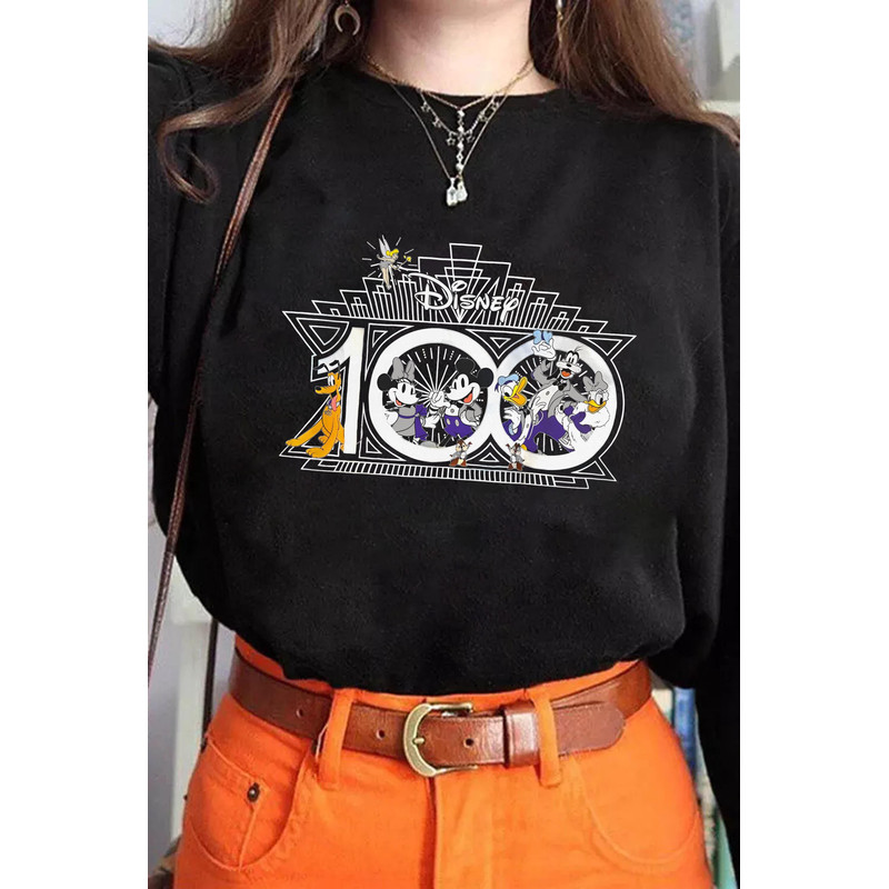 Disney 100 Years Of Wonder Sweatshirt Mickey and Friends Walt Disney Shirt Disneyland 2023 Trip 100th Anniversary Disney 100 Outfits - 3.jpg