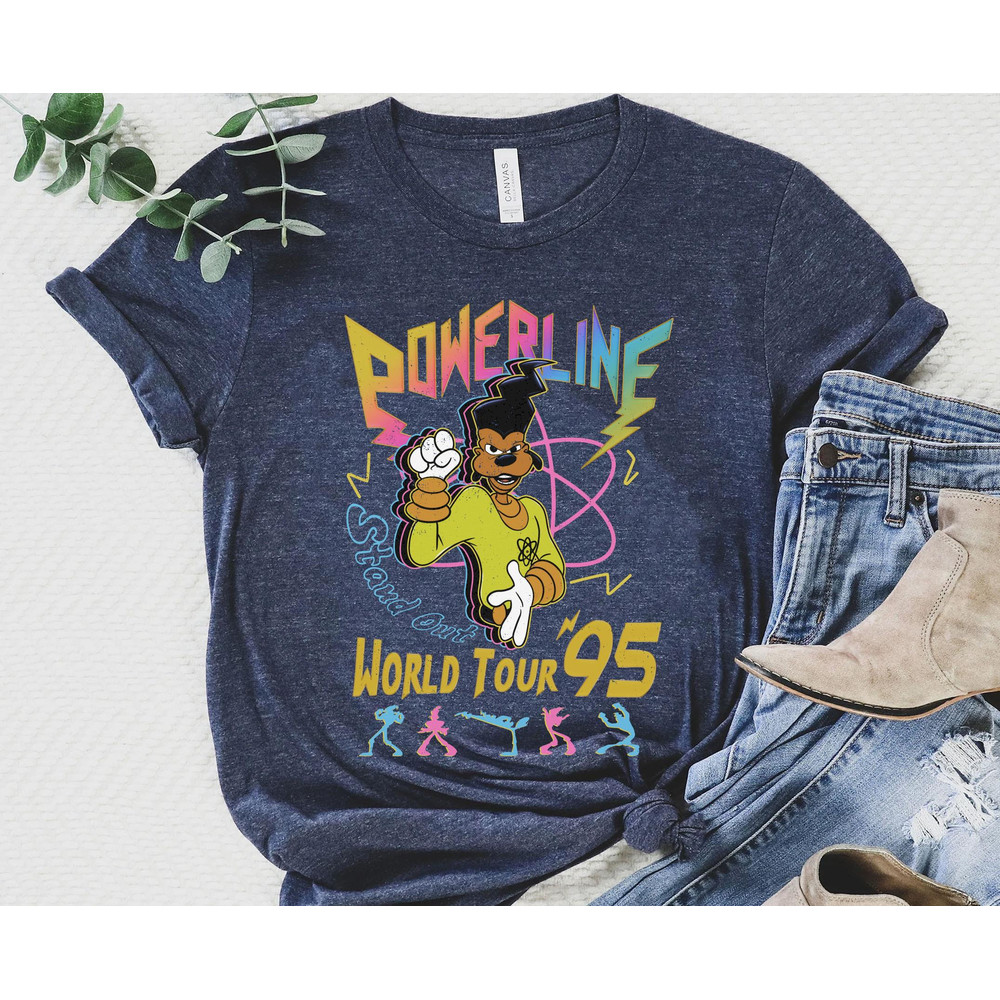 Disney A Goofy Movie Powerline Stand Out World Tour 95 Shirt Disney Birthday Gift Ideas Walt Disney World T-shirt Magic Kingdom Park - 2.jpg