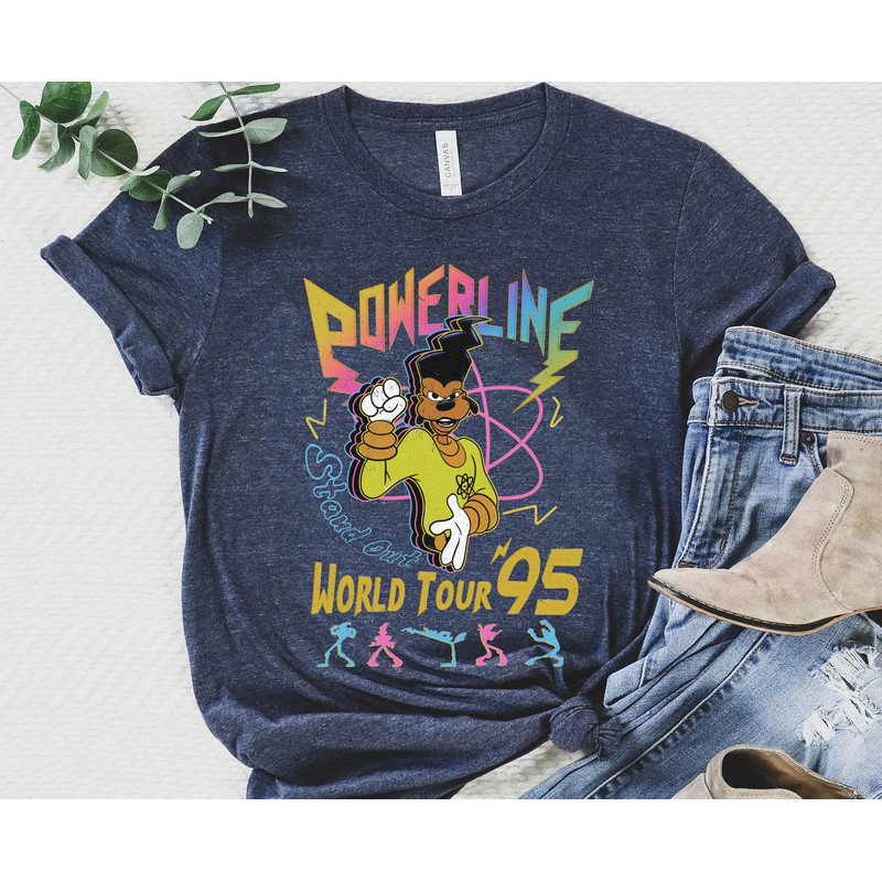 Disney A Goofy Movie Powerline Stand Out World Tour 95 Shirt Disney Birthday Gift Ideas Walt Disney World T-shirt Magic Kingdom Park - 2.jpg