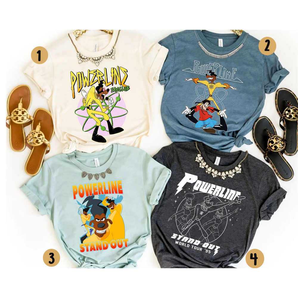 Disney A Goofy Movie Powerline Stand Out Tour Shirt Powerline Fanclub Tee Goofy Powerline Max Goof Disney Birthday Disneyland Trip - 1.jpg