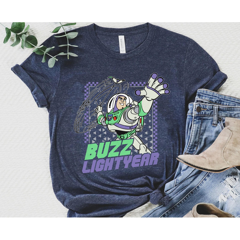 Disney Buzz Lightyear Checkerboard Shirt  Disney Toy Story T-shirt  Disney Birthday Gift Ideas  Disneyland Trip  Walt Disney World - 3.jpg