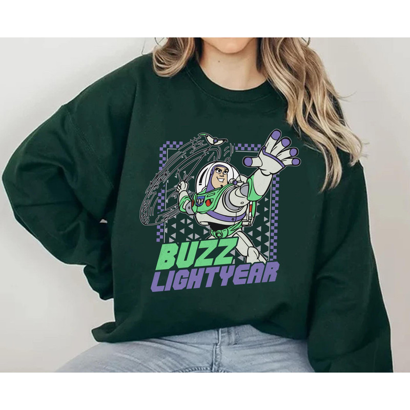 Disney Buzz Lightyear Checkerboard Shirt  Disney Toy Story T-shirt  Disney Birthday Gift Ideas  Disneyland Trip  Walt Disney World - 5.jpg