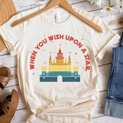 disney castle when you wish upon a star shirt /