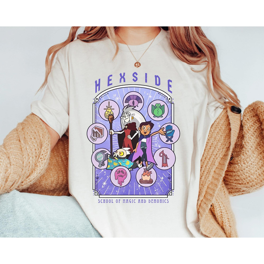 Disney Channel The Owl House Shirt Disney Hexside School Of Magic And Demonics T-shirt Disney Birthday Gift Ideas Walt Disney World - 1.jpg