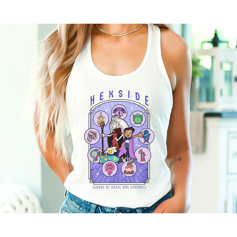 Disney Channel The Owl House Shirt Disney Hexside School Of Magic And Demonics T-shirt Disney Birthday Gift Ideas Walt Disney World - 3.jpg