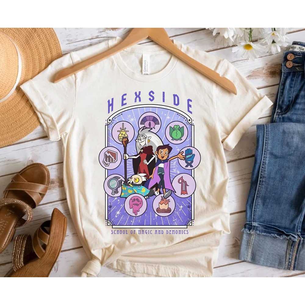 Disney Channel The Owl House Shirt Disney Hexside School Of Magic And Demonics T-shirt Disney Birthday Gift Ideas Walt Disney World - 4.jpg