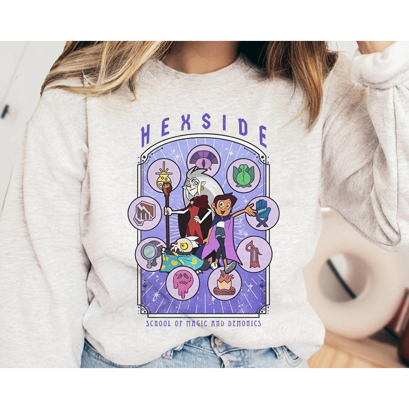 Disney Channel The Owl House Shirt Disney Hexside School Of Magic And Demonics T-shirt Disney Birthday Gift Ideas Walt Disney World - 5.jpg