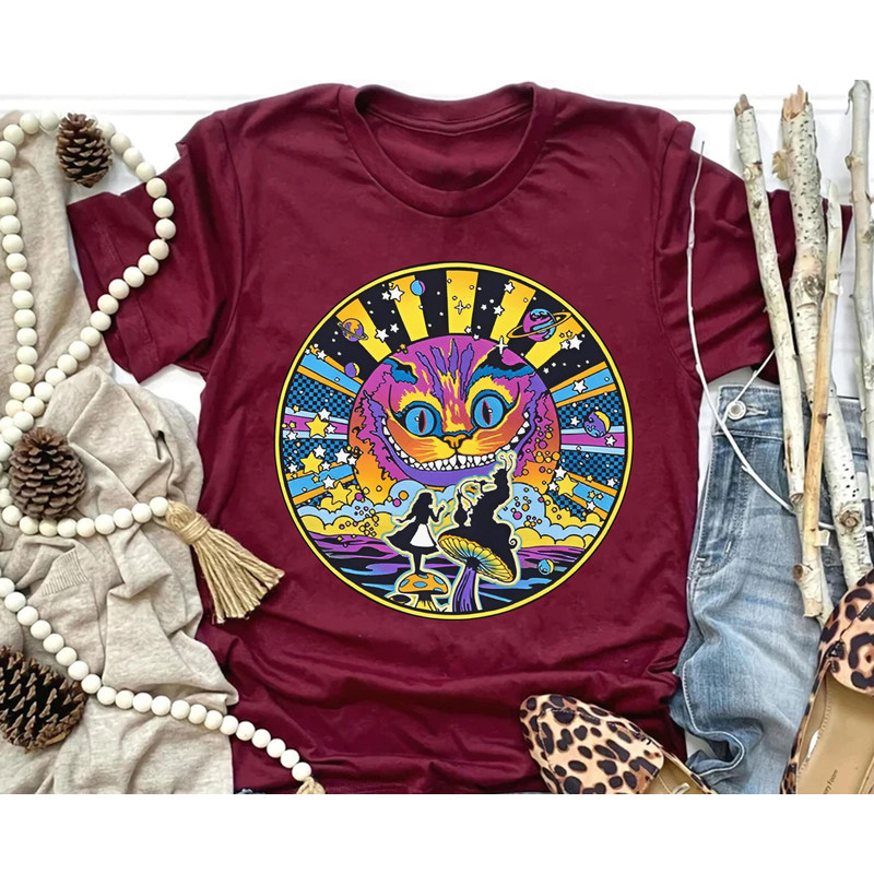 Disney Cheshire Cat Shirt  Alice In Wonderland Disney T-shirt  Walt Disney World  Disneyland Trip  Magic Kingdom Park  Disney Birthday - 2.jpg