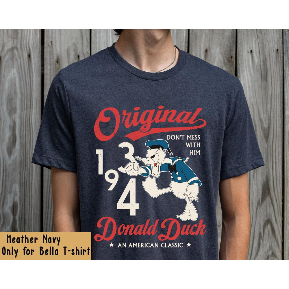 Disney Donald Duck American Classic Don't Mess With Him 1934 Shirt Disney Mickey And Friends T-shirt Disney Birthday Disneyland Trip - 2.jpg