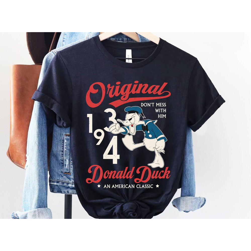 Disney Donald Duck American Classic Don't Mess With Him 1934 Shirt Disney Mickey And Friends T-shirt Disney Birthday Disneyland Trip - 5.jpg