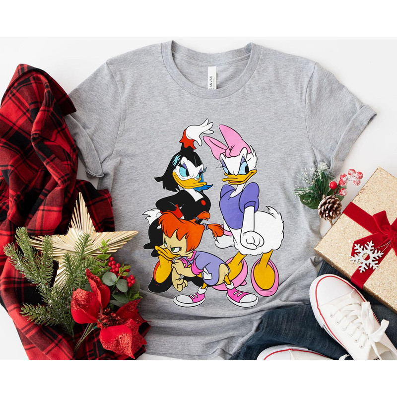 Disney Girls Duck Daisy Gosalyn Magica Sweatshirt  Retro 90s Disney Shirt  Walt Disney World  Magic Kingdom Park  Disneyland Trip Gift - 3.jpg