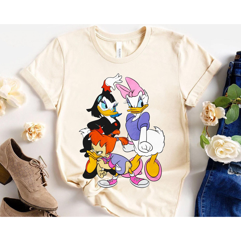 Disney Girls Duck Daisy Gosalyn Magica Sweatshirt  Retro 90s Disney Shirt  Walt Disney World  Magic Kingdom Park  Disneyland Trip Gift - 4.jpg