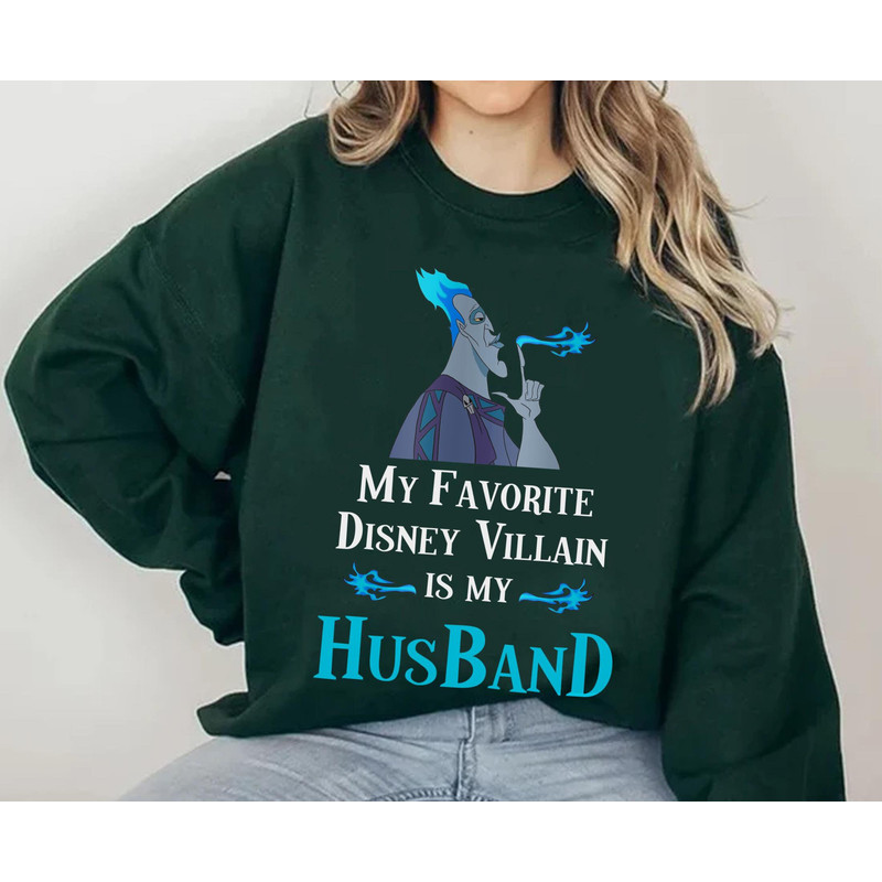Disney Hercules Hades My Favorite Villain Is My Husband Shirt Disney Hercules Shirt Walt Disney World Tee Disneyland Family Trip - 3.jpg