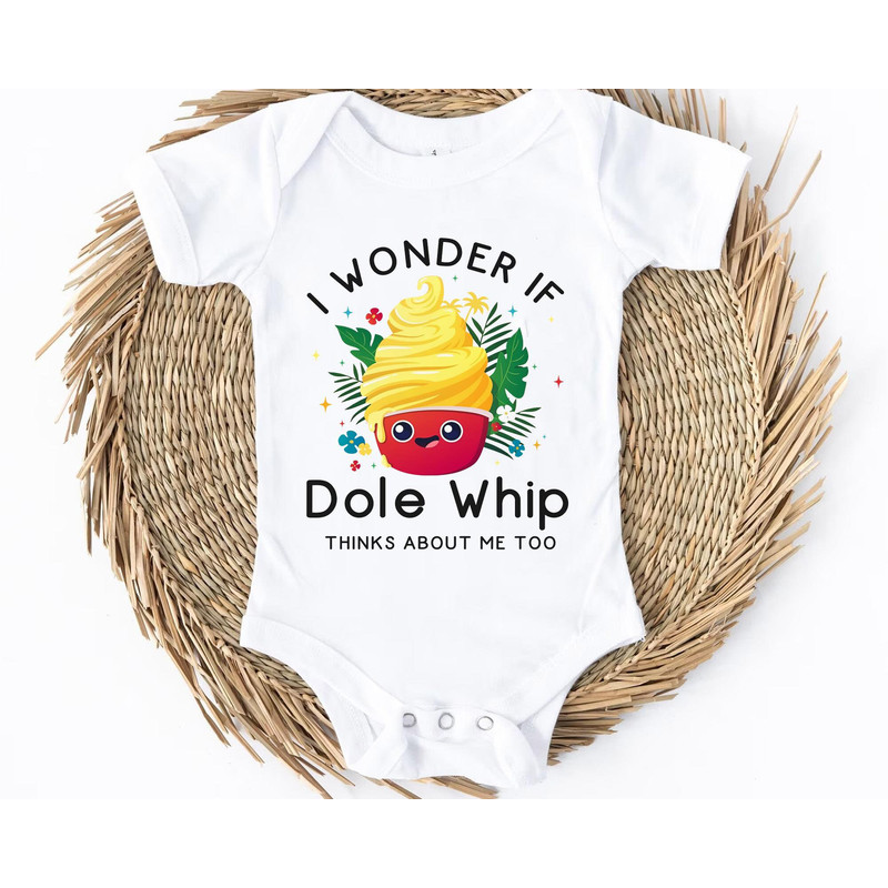 Disney I Wonder If Dole Whip Thinks About Me Too Kid Shirt Disney Dole Whip Day Celebrate Tee Disney Food Snack T-shirt Disneyland Trip - 3.jpg