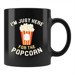 funny popcorn lover gift, popcorn gift, popcorn mug, popcorn lover mug, movie night gift, movie night mug, movie fan gif
