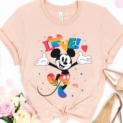disney lgbt pride mickey love t-shirt / funny d
