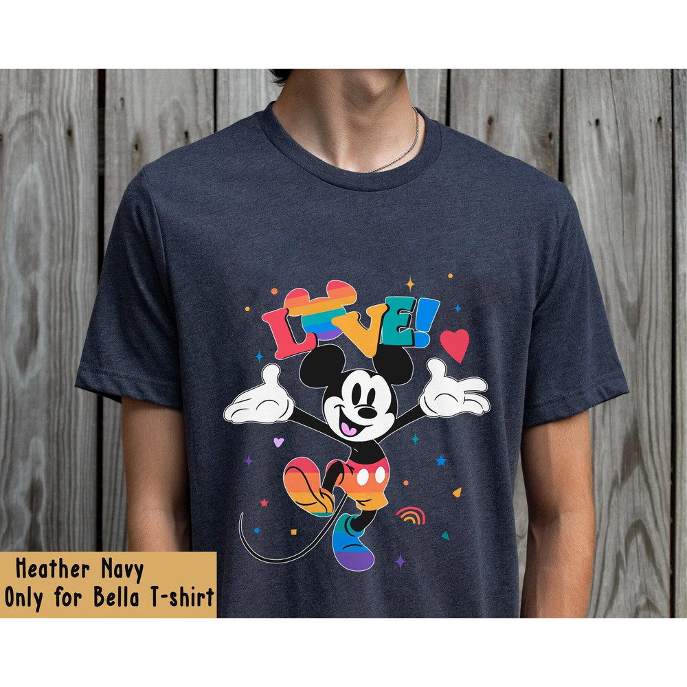 Disney LGBT Pride Mickey Love T-shirt Funny Disney Lgbt Rights Shirt Gay Lesbian Tee Rainbow Pride Month Walt Disney World Trip - 4.jpg