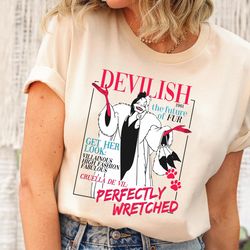 disney magazine cover cruella de vil shirt / di