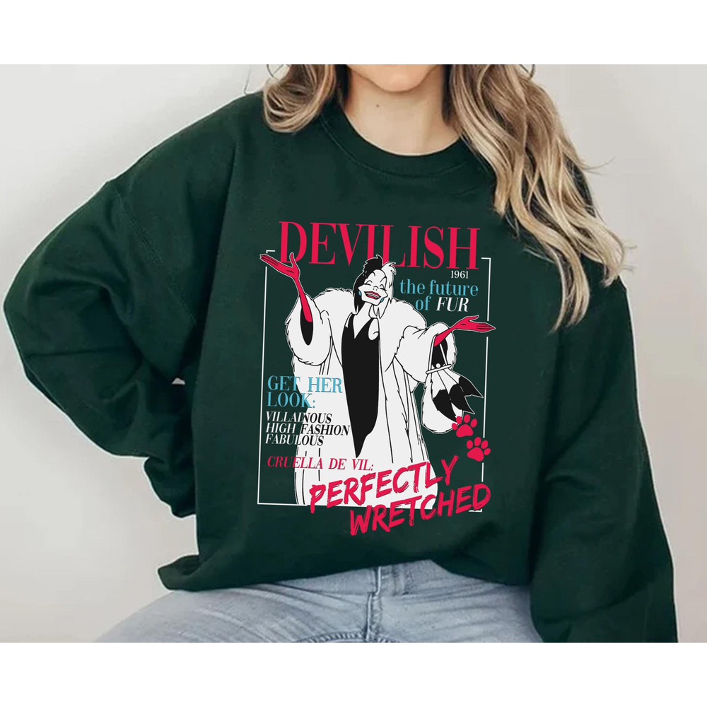 Disney Magazine Cover Cruella De Vil Shirt  Disney Villains T-shirt  Disney Birthday  Walt Disney World  Disneyland Trip Outfits - 2.jpg