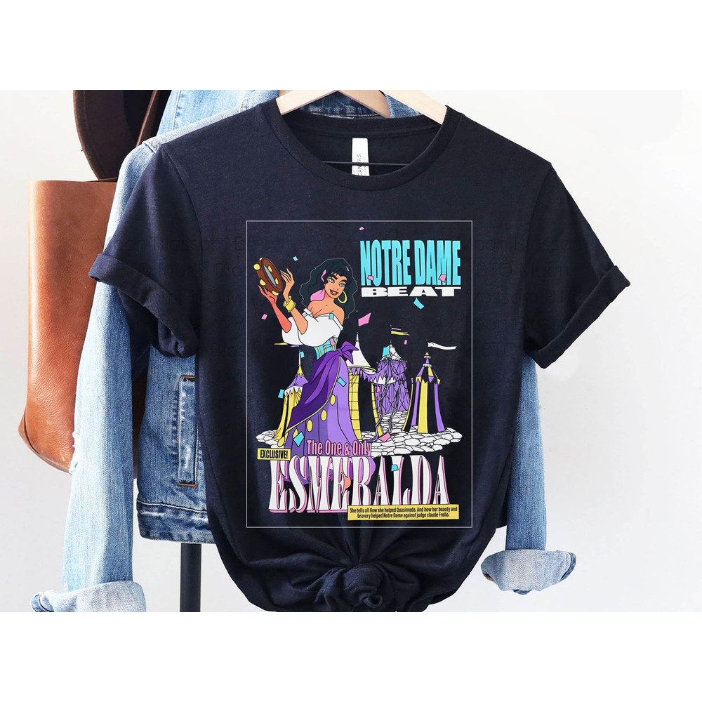 Disney Magazine Cover The Hunchback Of Notre Dame Esmeralda Shirt Disney Esmeralda Tee Disney Birthday Walt Disney World Trip Outfits - 1.jpg