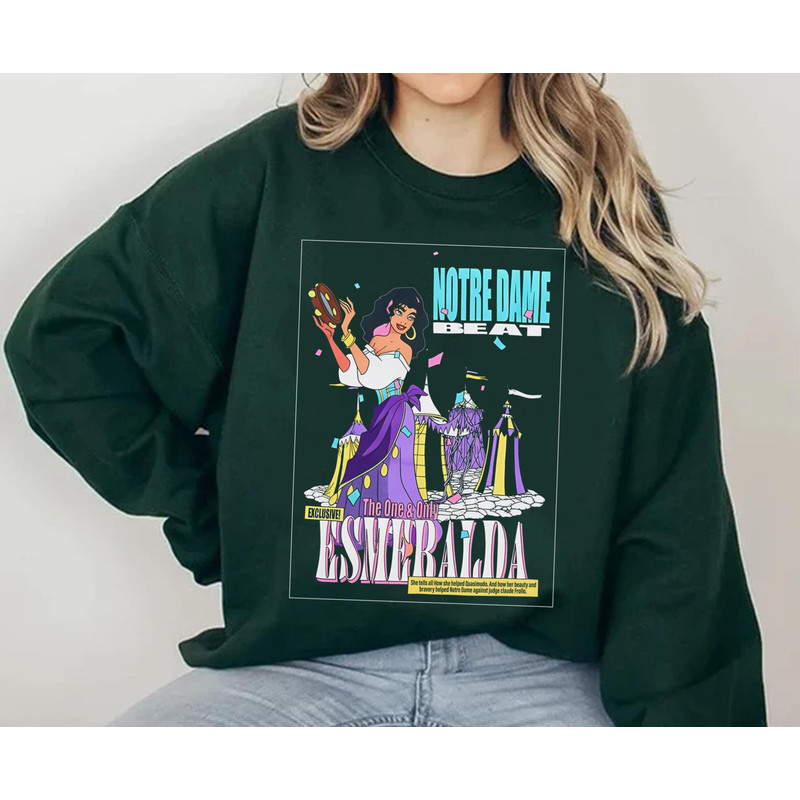 Disney Magazine Cover The Hunchback Of Notre Dame Esmeralda Shirt Disney Esmeralda Tee Disney Birthday Walt Disney World Trip Outfits - 4.jpg