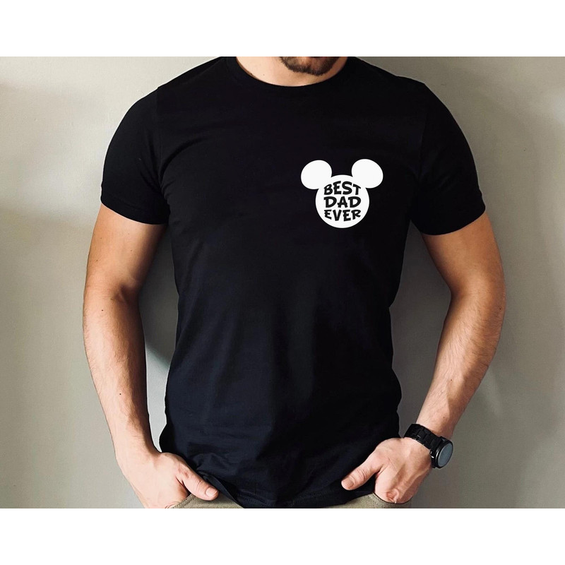 Disney Mickey Dad Pocket Shirt Best Dad Ever Disney Dad T-shirt Father's Day Gift Father And Son Disneyland Trip Walt Disney World - 5.jpg