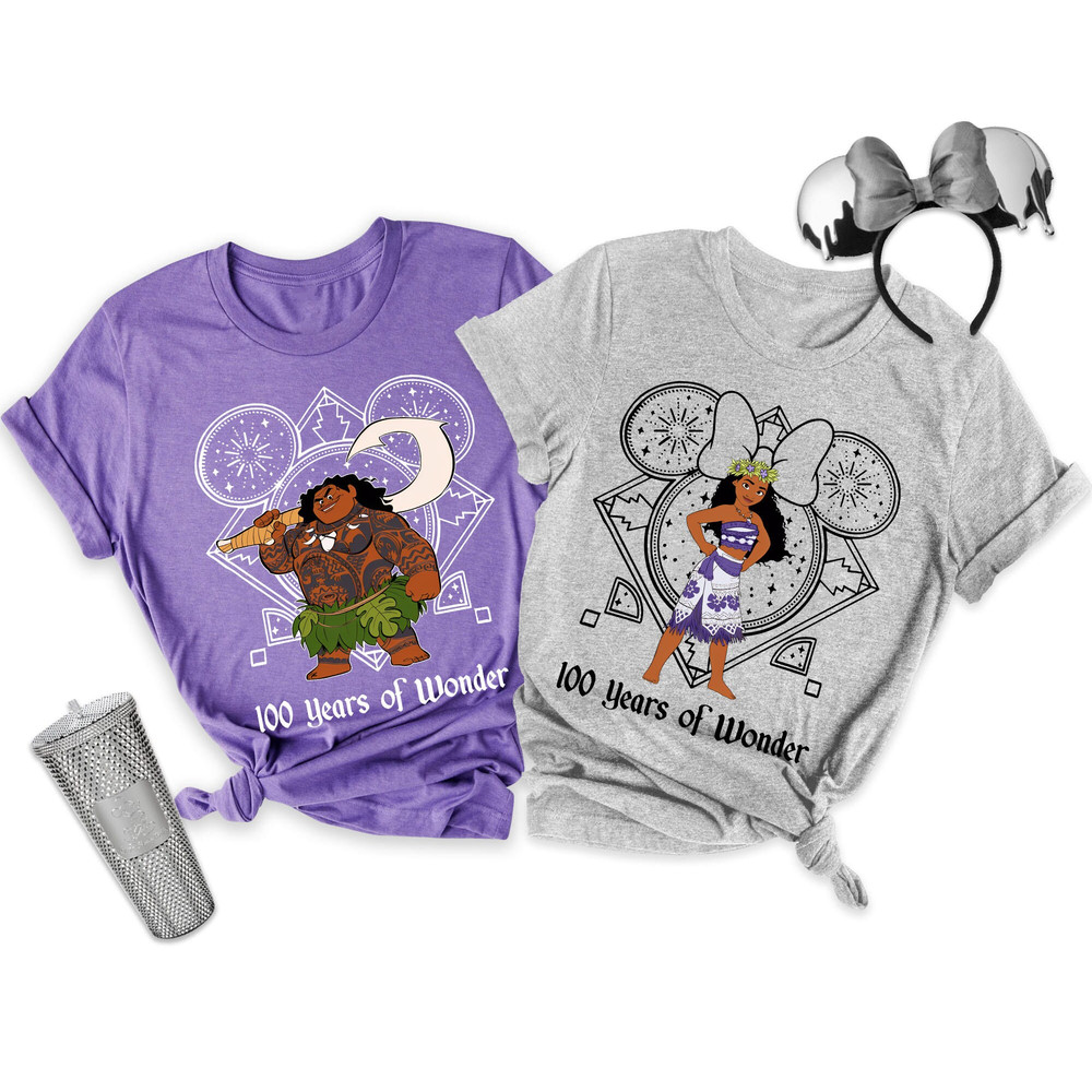 Disney Moana Maui 100 Years Of Wonder Shirt  Disney 100 Outfits   Disneyland 100th Anniversary  Walt Disney World  Disneyland Trip 2023 - 1.jpg