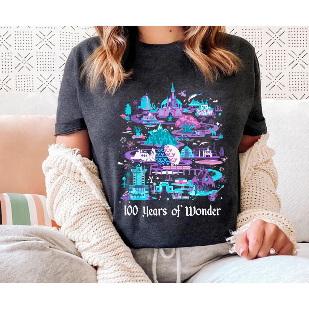 Disney Parks 100 Years Of Wonder Shirt  Disney Platinum Celebration Shirt  Disney 100th Anniversary  Walt Disney World  Disneyland Trip - 2.jpg