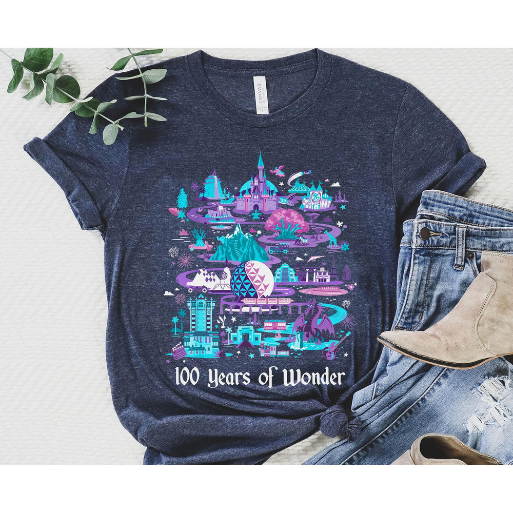 Disney Parks 100 Years Of Wonder Shirt  Disney Platinum Celebration Shirt  Disney 100th Anniversary  Walt Disney World  Disneyland Trip - 4.jpg
