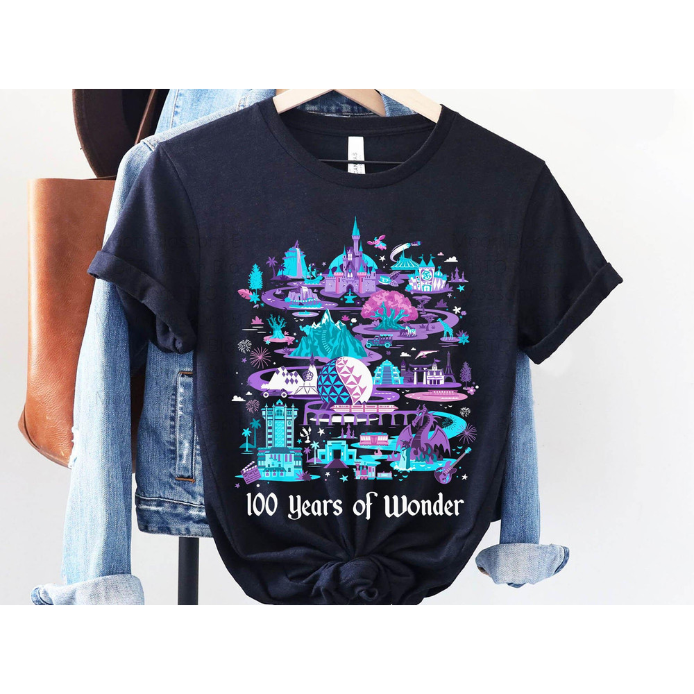Disney Parks 100 Years Of Wonder Shirt  Disney Platinum Celebration Shirt  Disney 100th Anniversary  Walt Disney World  Disneyland Trip - 5.jpg