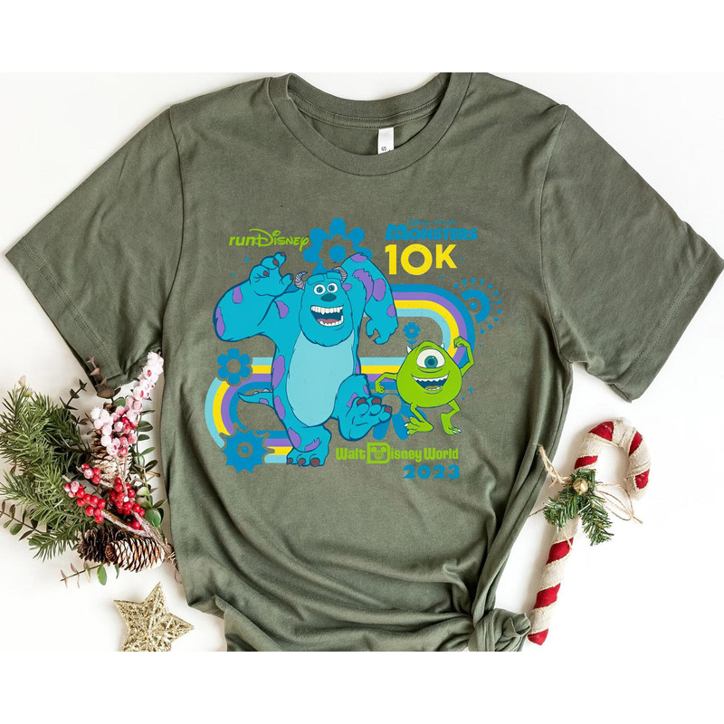 Disney Pixar Monsters 10K Mike Sulley Shirt runDisney Springtime Surprise Weekend T-shirt Disney Running 2023 Tee Disneyland Marathon - 5.jpg