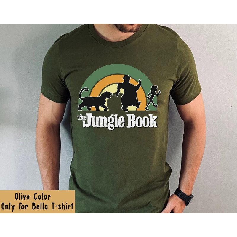 Disney Rainbow The Jungle Book Shirt Funny Disney Baloo Bagheera Mowgli T-shirt Disneyland Family Vacation Trip Walt Disney World Tee - 1.jpg