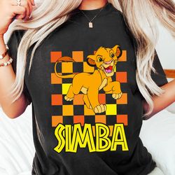 disney simba checkerboard shirt / disney the li