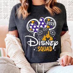 disney squad mickey and minnie ears shirt / dis