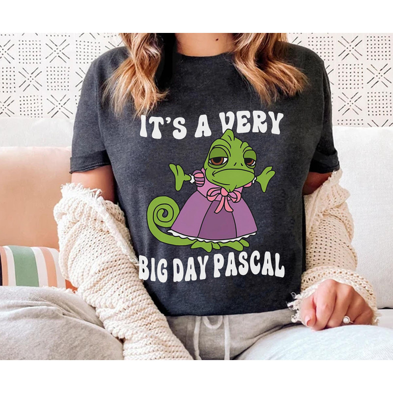 Disney Tangled Pascal It's A Very Big Day Pascal T-shirt  Funny Disney Tee  Disneyland Family Vacation Trip  Walt Disney World Tee - 1.jpg
