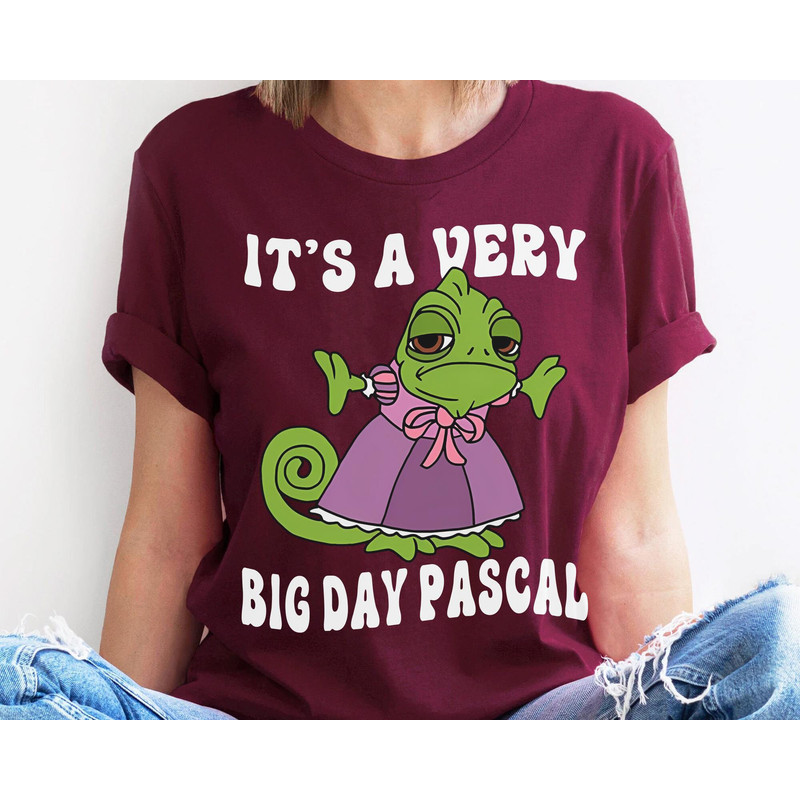 Disney Tangled Pascal It's A Very Big Day Pascal T-shirt  Funny Disney Tee  Disneyland Family Vacation Trip  Walt Disney World Tee - 2.jpg
