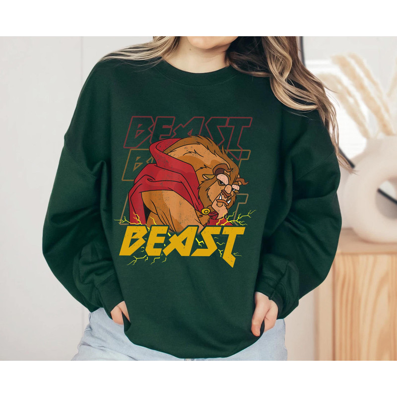 Disney The Beast Rock And Roll Metal Music Shirt Beauty And The Beast T-shirt Disney Birthday Walt Disney World Disneyland 2023 Trip - 4.jpg