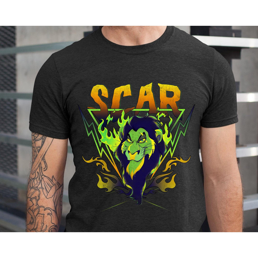 Disney The Lion King Villains Rock Band Scar Shirt Disney Birthday Tee Magic Kingdom Tee Walt Disney World Disneyland Trip Outfits - 1.jpg