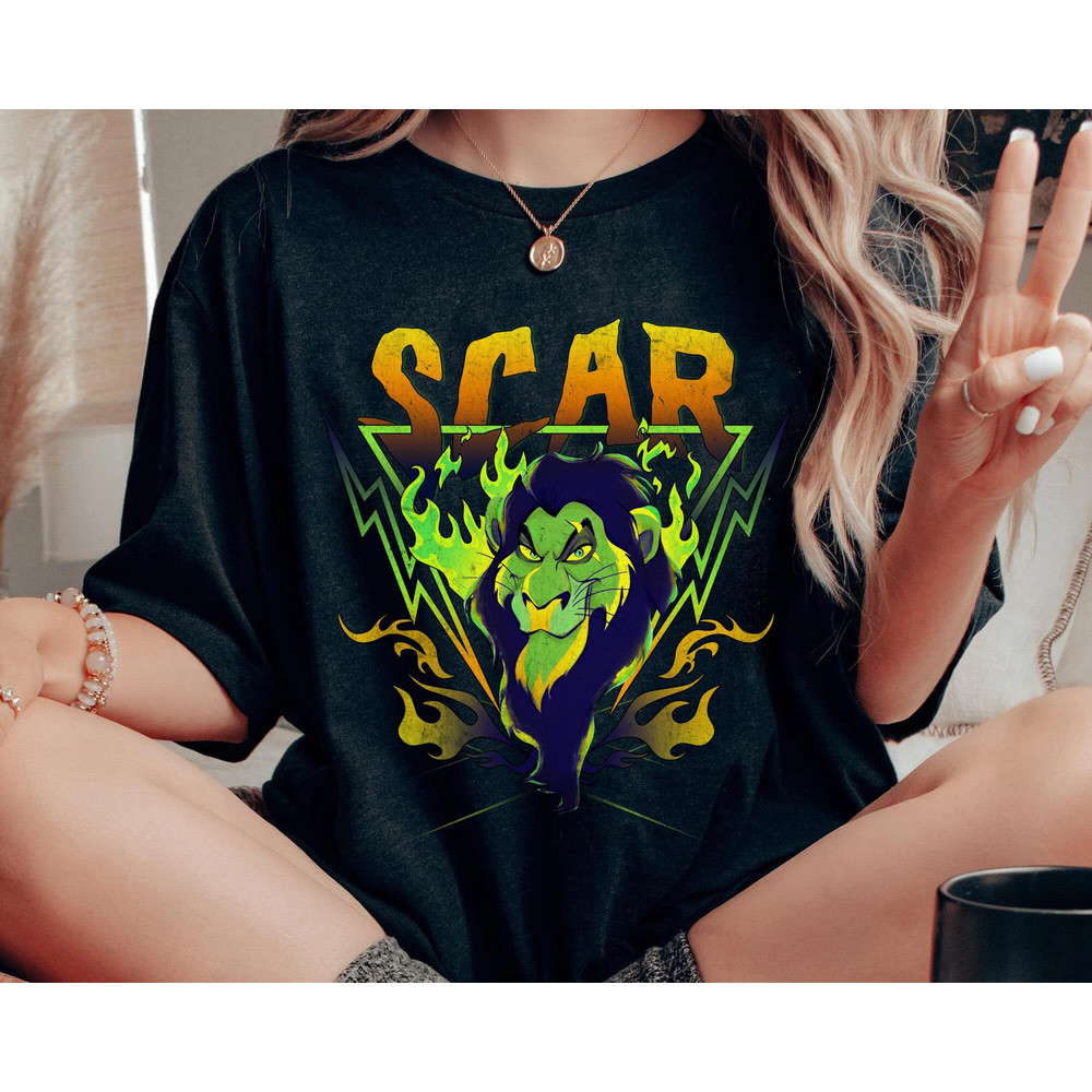 Disney The Lion King Villains Rock Band Scar Shirt Disney Birthday Tee Magic Kingdom Tee Walt Disney World Disneyland Trip Outfits - 3.jpg