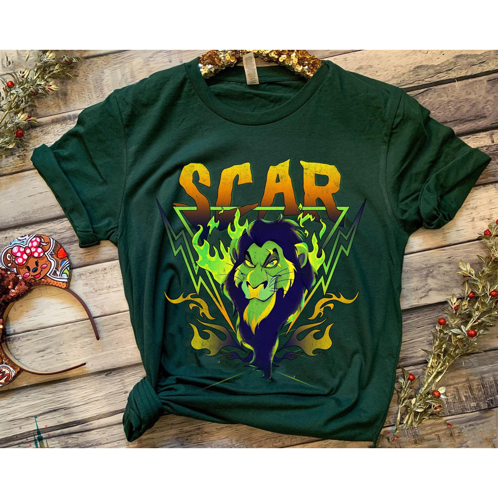 Disney The Lion King Villains Rock Band Scar Shirt Disney Birthday Tee Magic Kingdom Tee Walt Disney World Disneyland Trip Outfits - 5.jpg
