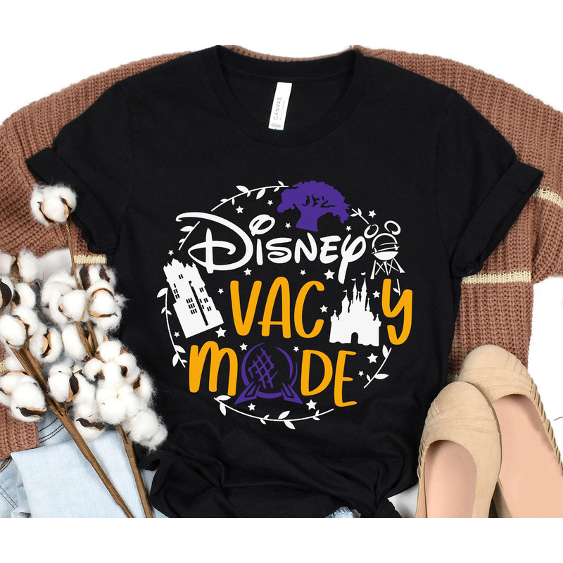 Disney Vacay Mode Shirt Walt Disney World Tee Disney 100th Anniversary T-shirt Disneyland Platinum 2023 Trip 100 Years of Wonder - 1.jpg