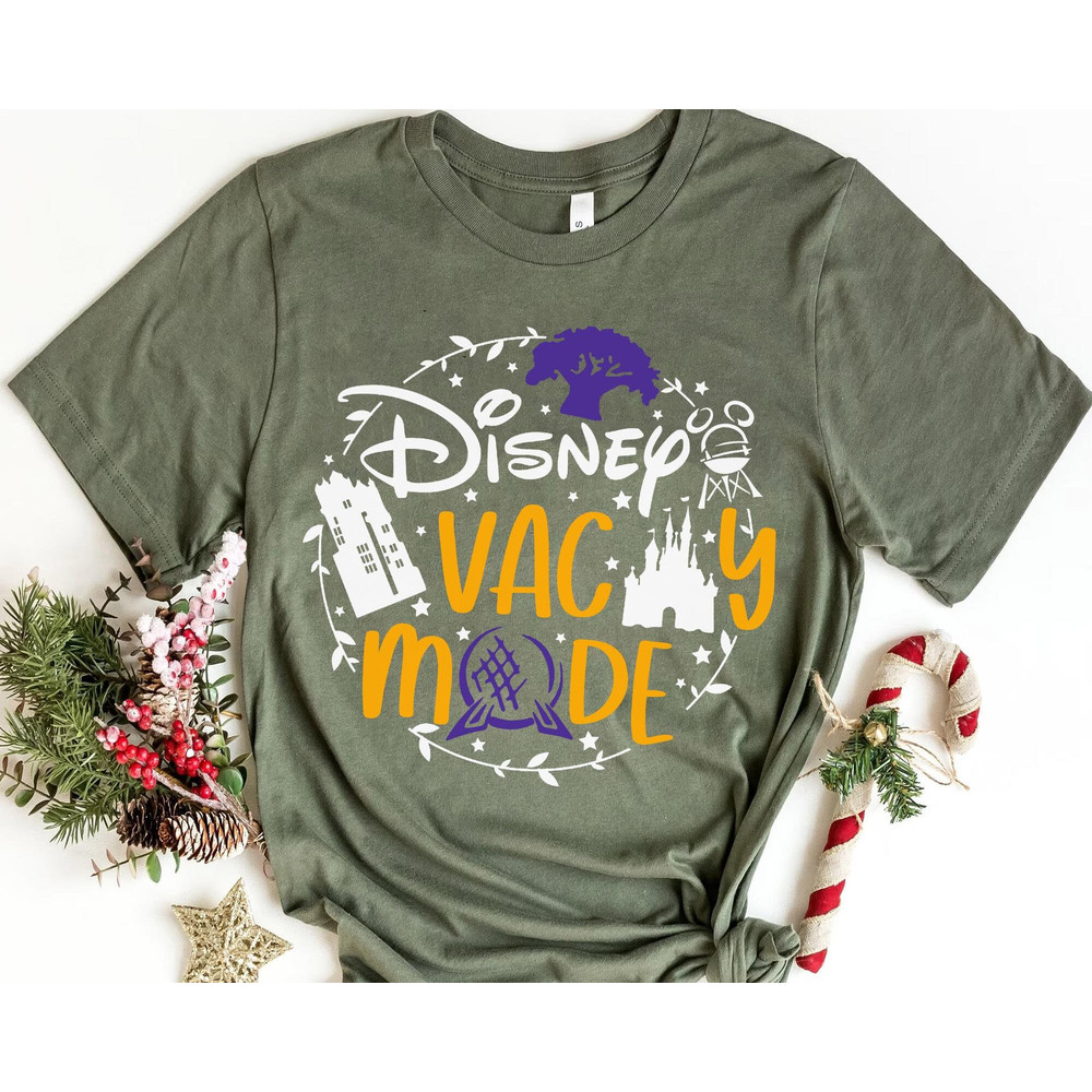 Disney Vacay Mode Shirt Walt Disney World Tee Disney 100th Anniversary T-shirt Disneyland Platinum 2023 Trip 100 Years of Wonder - 3.jpg