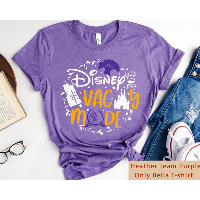 Disney Vacay Mode Shirt Walt Disney World Tee Disney 100th Anniversary T-shirt Disneyland Platinum 2023 Trip 100 Years of Wonder - 4.jpg