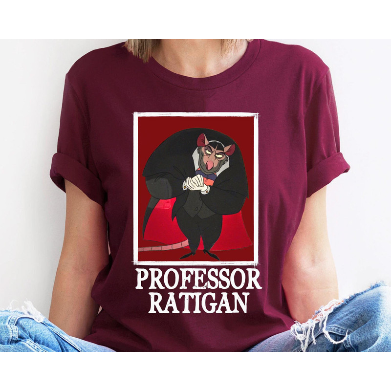 Disney Villains Professor Ratigan Shirt The Great Mouse Detective T-shirt Disney Birthday Hollywood Studios Tee Disneyland 2023 Trip - 2.jpg
